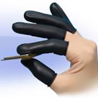 Spore Black static dissipative finger cots