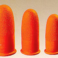 Mask Orange Industrial finger cots